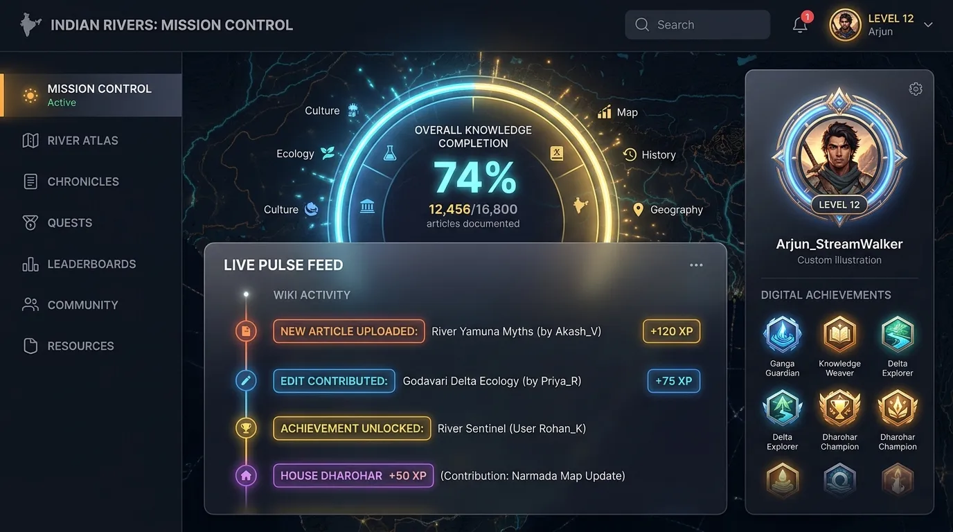 Mission control dashboard