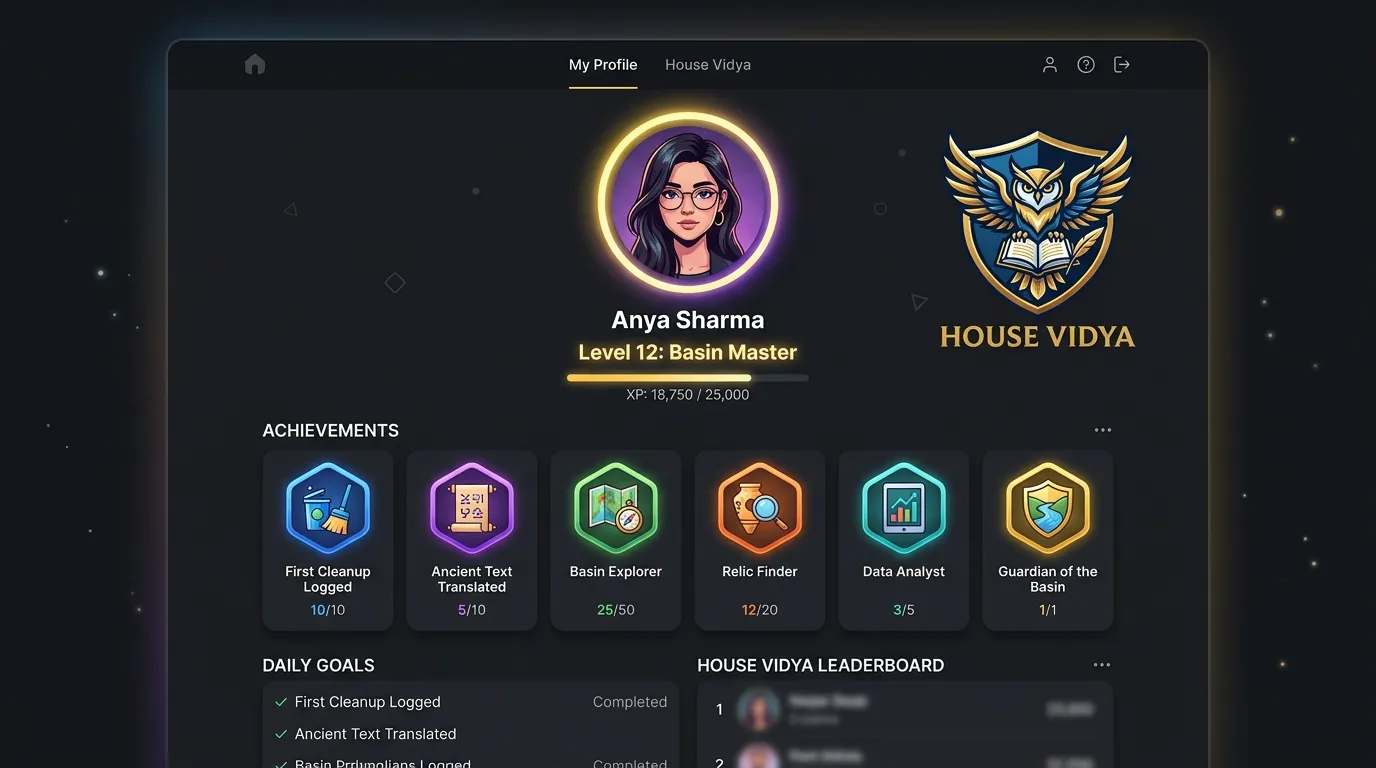 User Profile screen